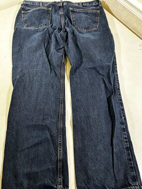 Old Navy Jeans Mens Size 38x32 Blue Relaxed Straight Rigid Denim Pants Stained